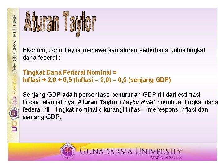 Ekonom, John Taylor menawarkan aturan sederhana untuk tingkat dana federal : Tingkat Dana Federal