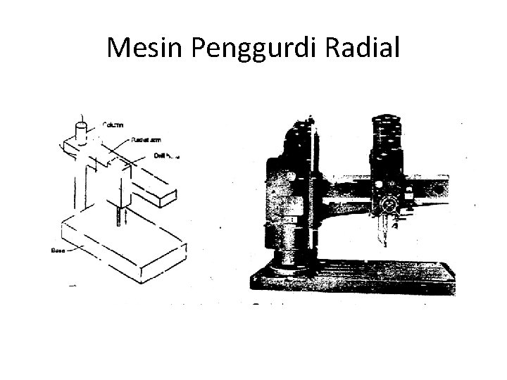 Mesin Penggurdi Radial 