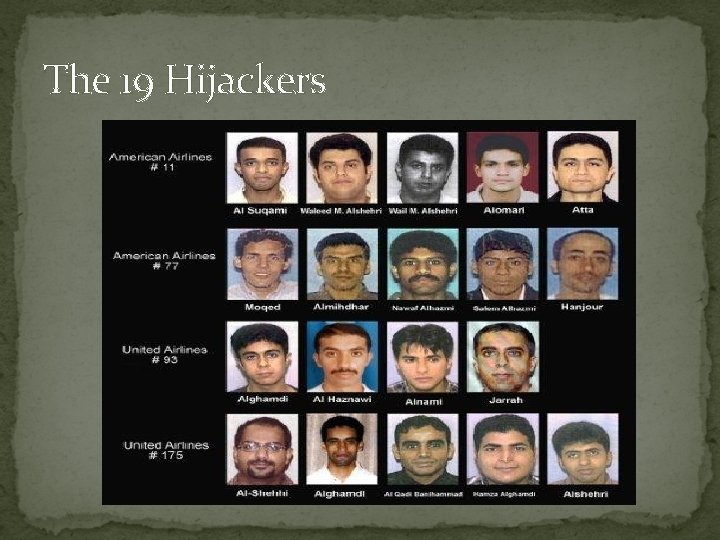 The 19 Hijackers 