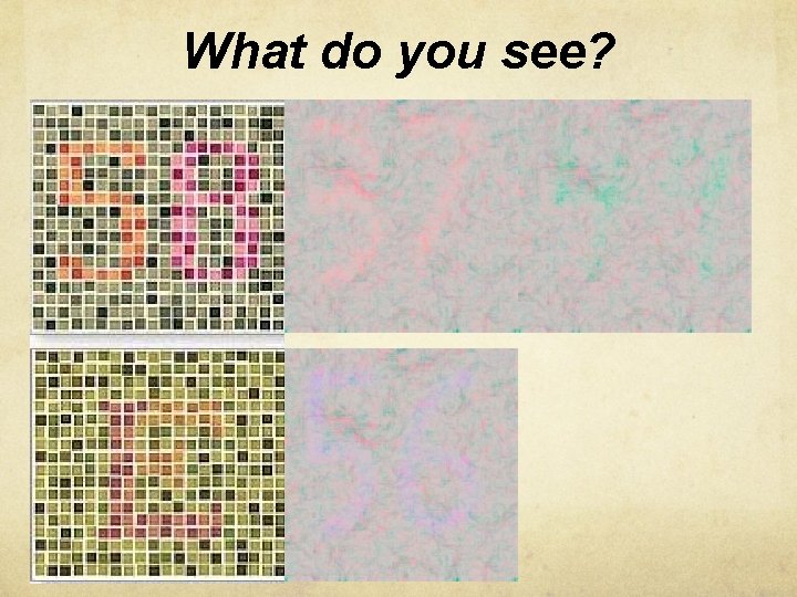 What do you see? 