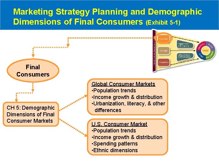 Marketing Strategy Planning and Demographic Dimensions of Final Consumers (Exhibit 5 -1) Final Consumers