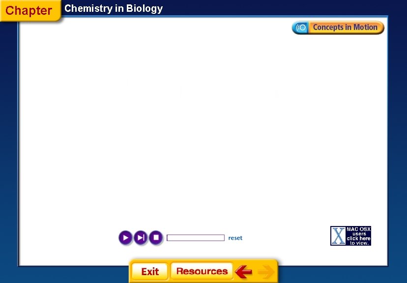 Chapter Chemistry in Biology 