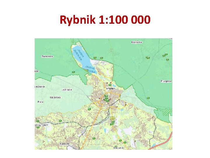 Rybnik 1: 100 000 