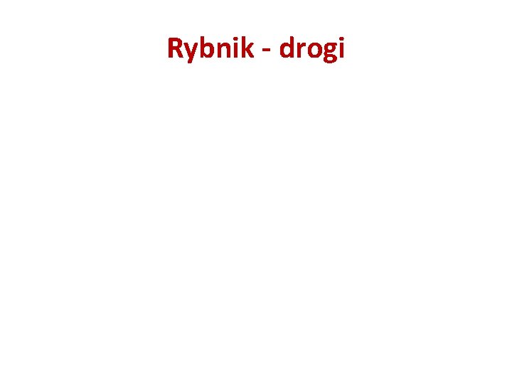 Rybnik - drogi 