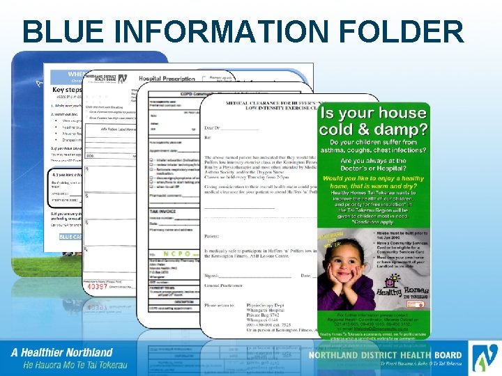 BLUE INFORMATION FOLDER 