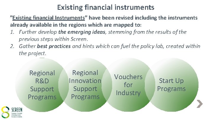 Existing financial instruments ”Existing financial Instruments” have been revised including the instruments already available