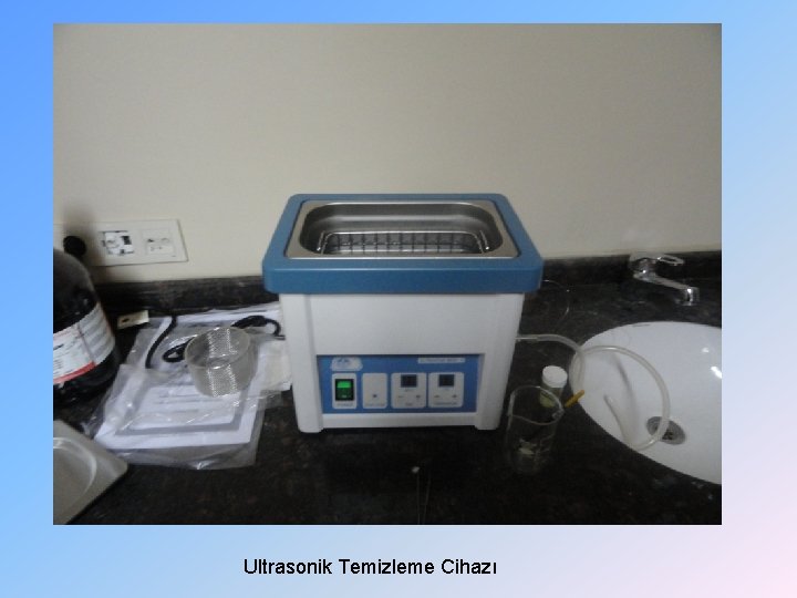 Ultrasonik Temizleme Cihazı 