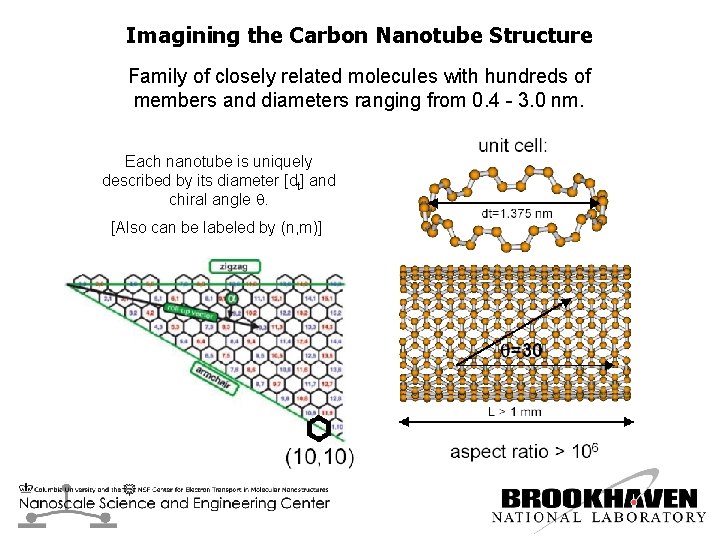Imagining the Carbon Nanotube Structure Family of closely related molecules with hundreds of members