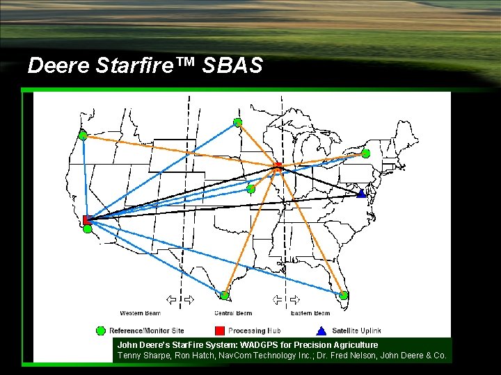 Deere Starfire™ SBAS John Deere’s Star. Fire System: WADGPS for Precision Agriculture Tenny Sharpe,