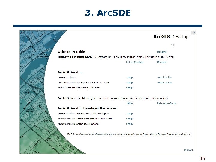 3. Arc. SDE 15 