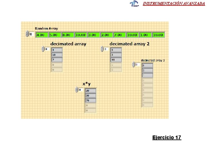 INSTRUMENTACIÓN AVANZADA Ejercicio 17 