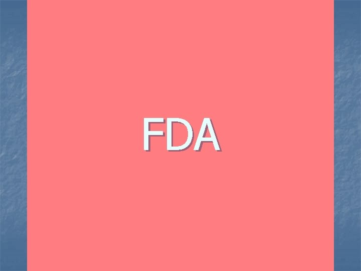 FDA 