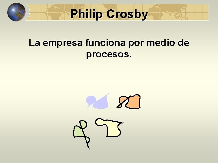 Philip Crosby La empresa funciona por medio de procesos. 