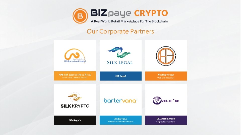 Our Corporate Partners 