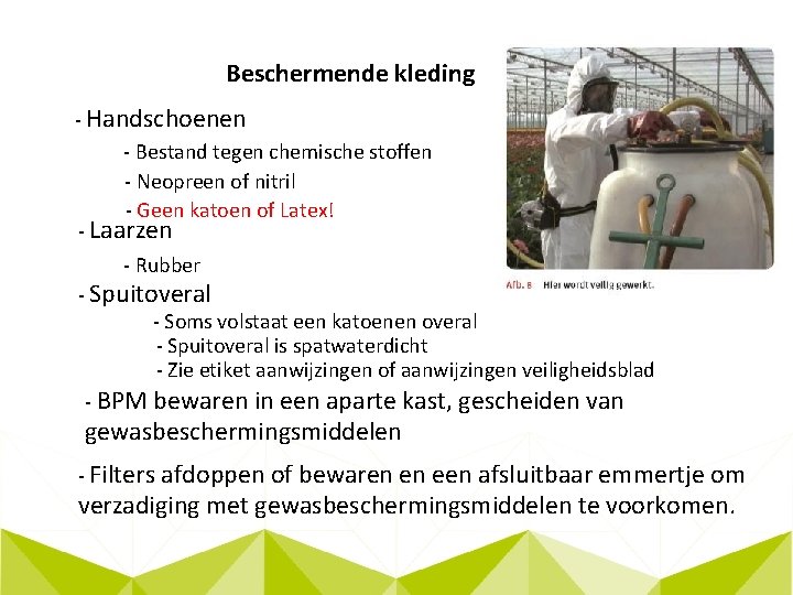 Beschermende kleding - Handschoenen - Bestand tegen chemische stoffen - Neopreen of nitril -