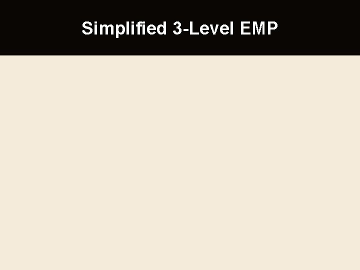 Simplified 3 -Level EMP 