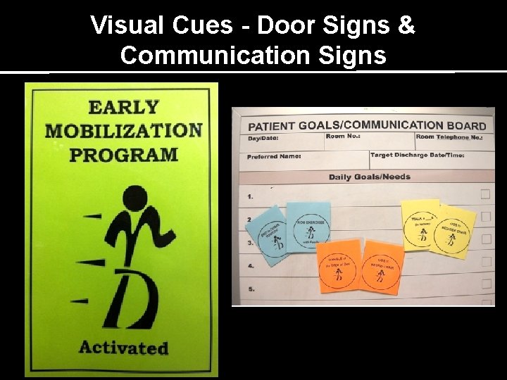 Visual Cues - Door Signs & Communication Signs 