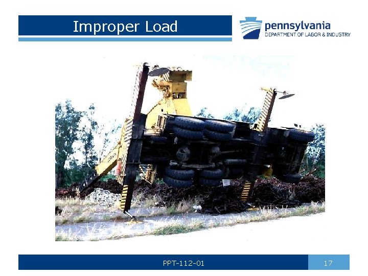 Improper Load PPT-112 -01 17 