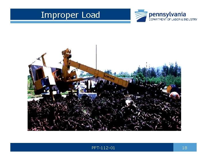 Improper Load PPT-112 -01 18 