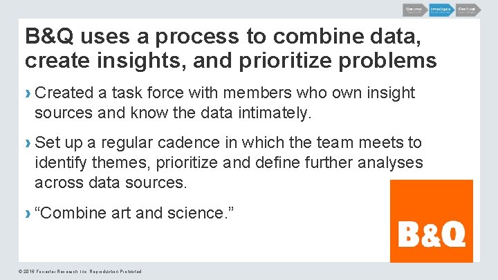 B&Q uses a process to combine data, create insights, and prioritize problems › Created B&Q uses a process to combine data, create insights, and prioritize problems › Created