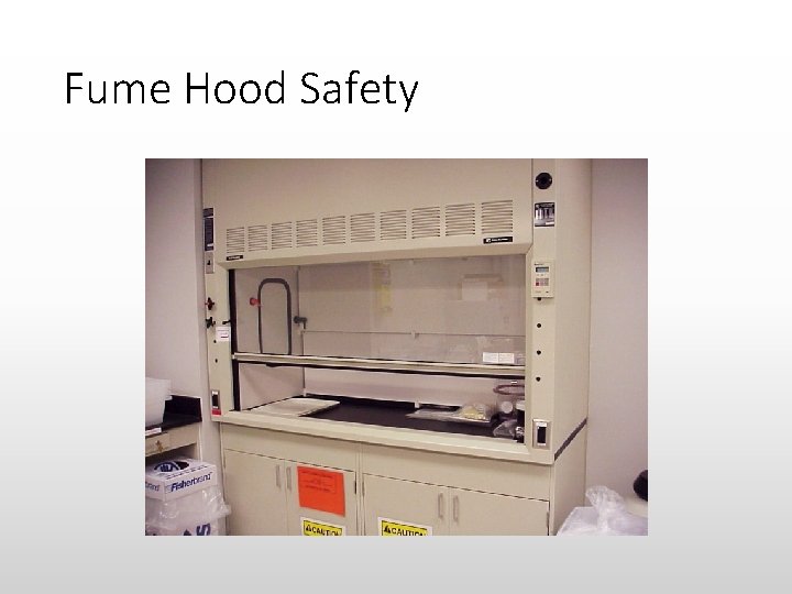 Fume Hood Safety 
