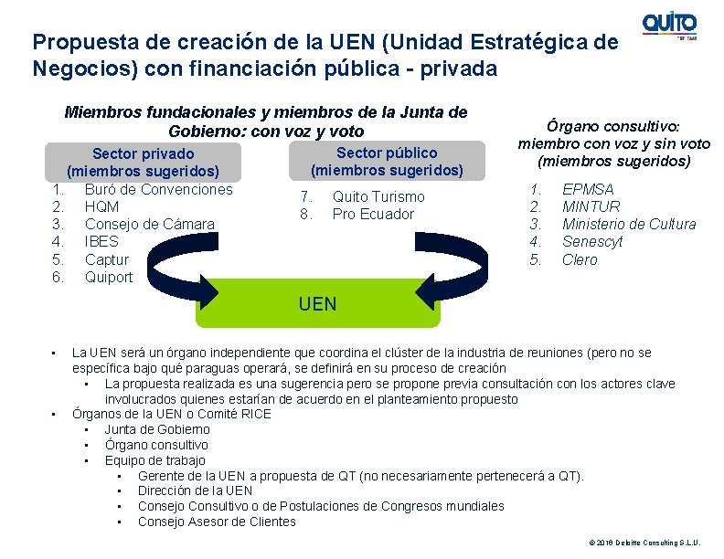 Propuesta de creación de la UEN (Unidad Estratégica de Negocios) con financiación pública -