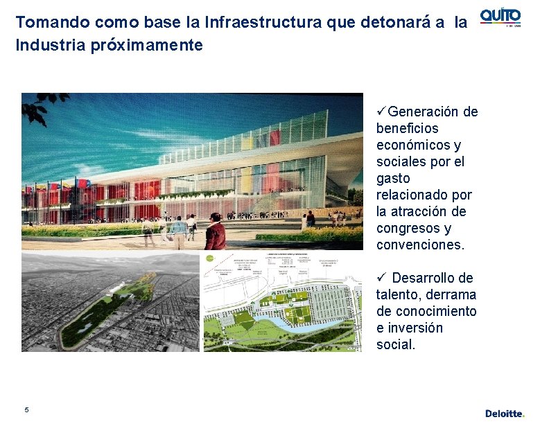 Tomando como base la Infraestructura que detonará a la Industria próximamente Apertura del Centro