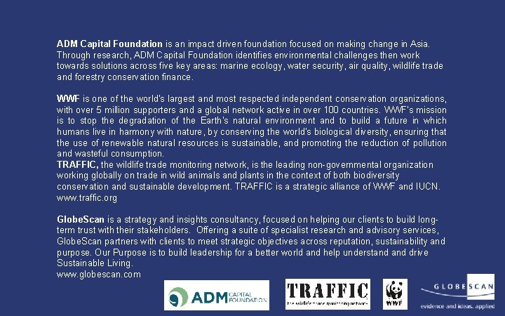 ADM Capital Foundation is an impact driven foundation focused on making change in Asia.