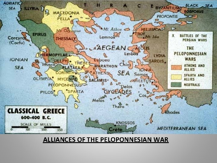 ALLIANCES OF THE PELOPONNESIAN WAR 