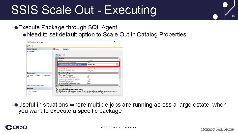 SSIS Scale Out - Executing Execute Package through SQL Agent Need to set default