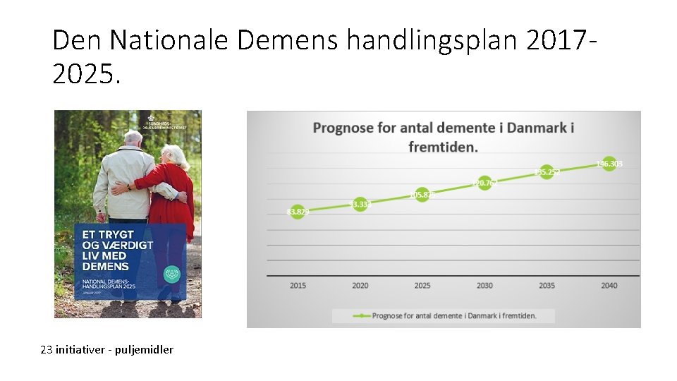 Den Nationale Demens handlingsplan 20172025. 23 initiativer - puljemidler 