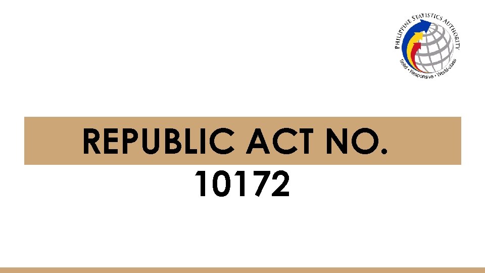 REPUBLIC ACT NO. 10172 