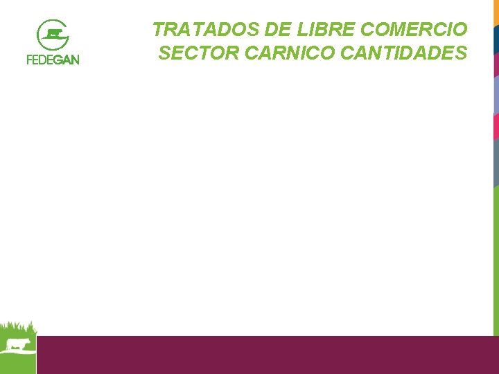 TRATADOS DE LIBRE COMERCIO SECTOR CARNICO CANTIDADES 