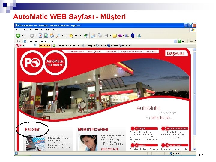 Auto. Matic WEB Sayfası - Müşteri 17 Auto. Matic WEB Sayfası - Müşteri 17