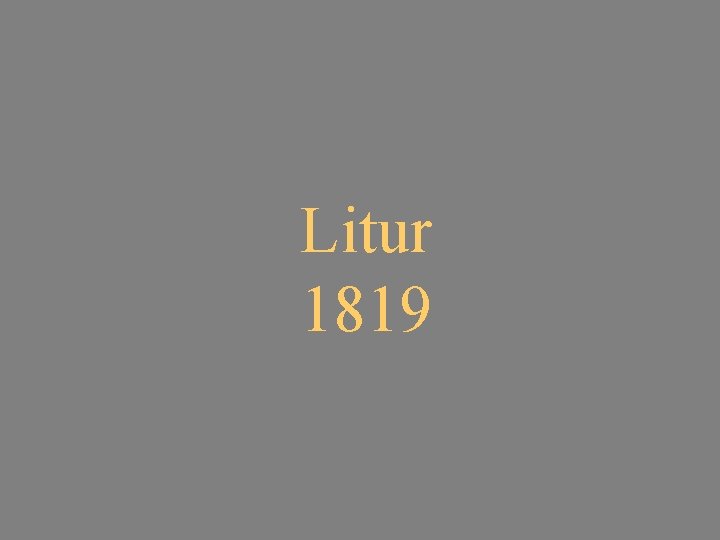 Litur 1819 