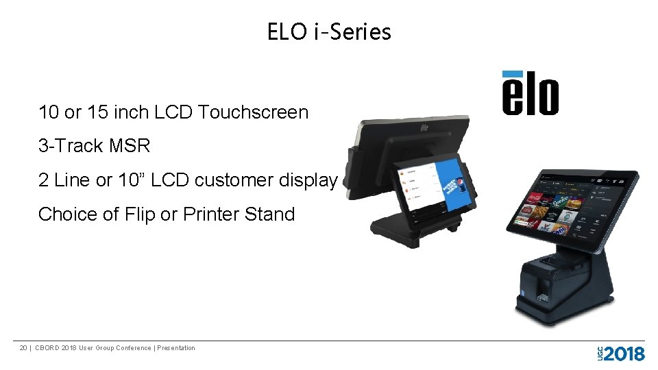 ELO i-Series 10 or 15 inch LCD Touchscreen 3 -Track MSR 2 Line or