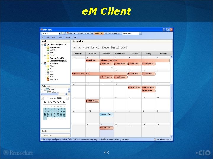 e. M Client 43 