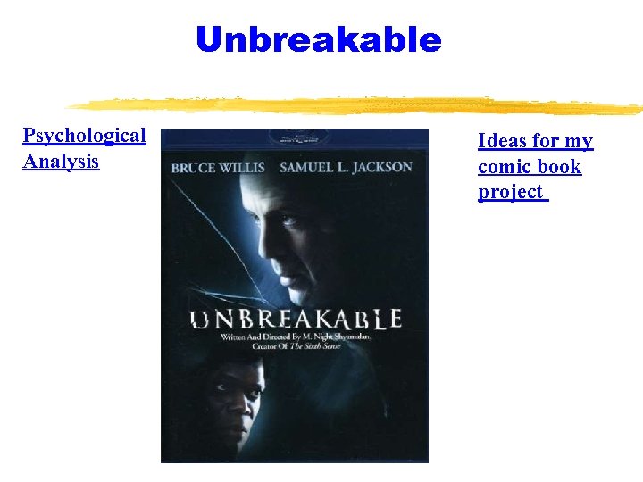 Unbreakable Psychological Analysis Ideas for my comic book project Sociology, Eleventh Edition 