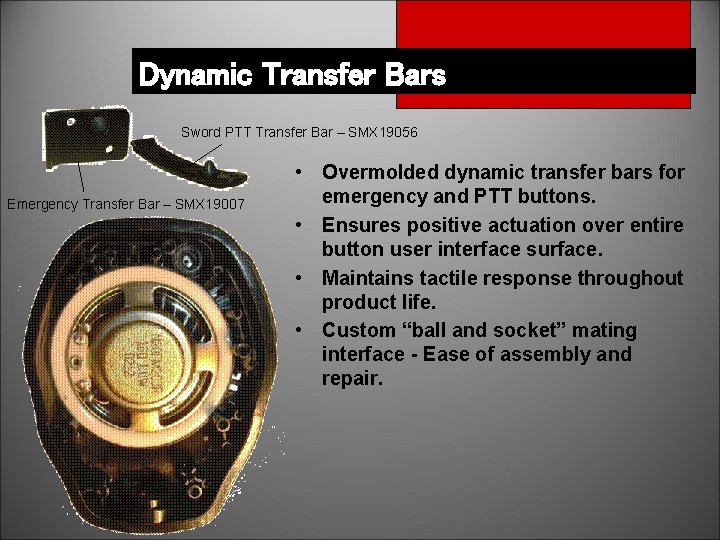 Dynamic Transfer Bars Sword PTT Transfer Bar – SMX 19056 Emergency Transfer Bar –