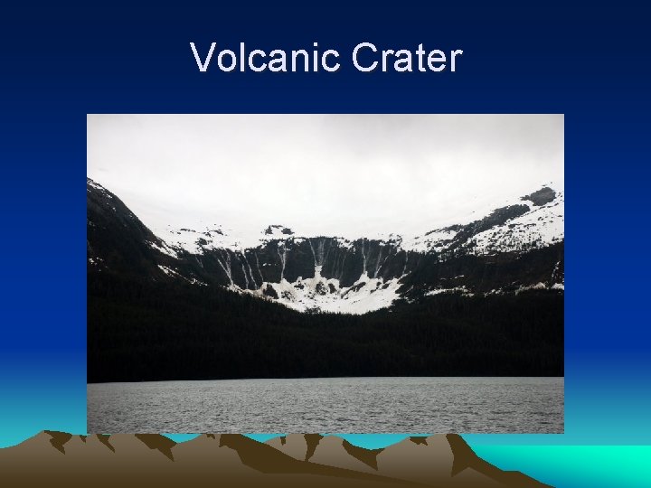 Volcanic Crater 