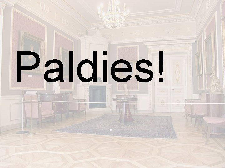 Paldies! 