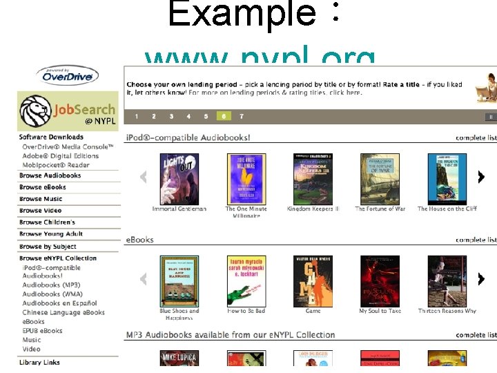 Example： www. nypl. org 
