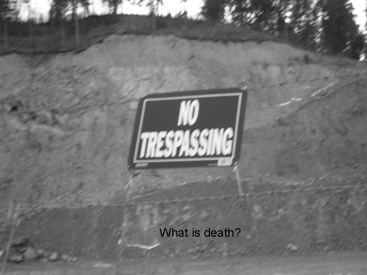 What is death? 