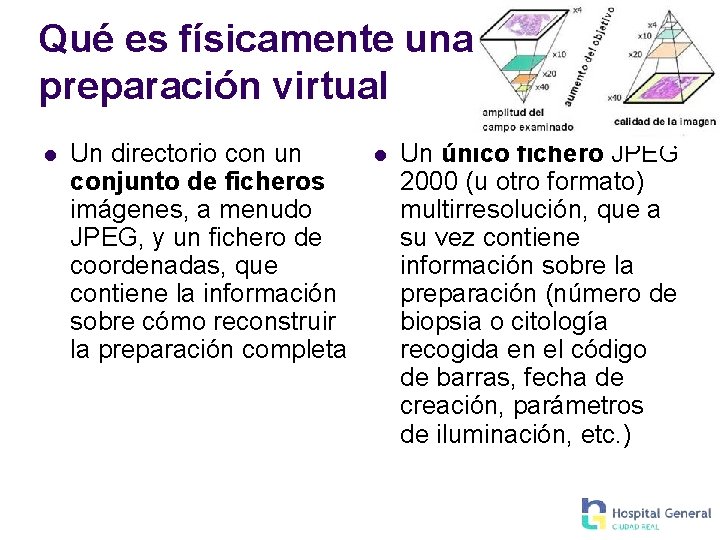 Qué es físicamente una preparación virtual l Un directorio con un conjunto de ficheros