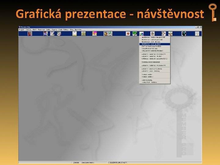 Grafická prezentace - návštěvnost 