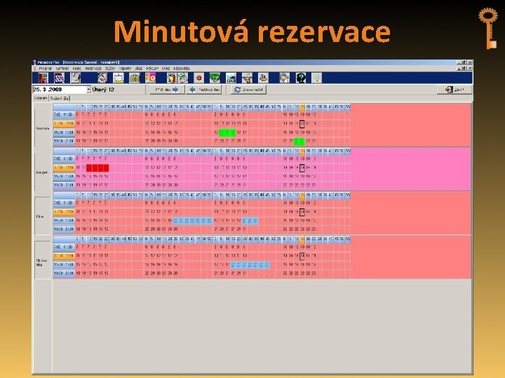 Minutová rezervace 