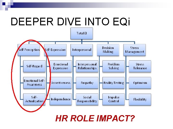 DEEPER DIVE INTO EQi HR ROLE IMPACT? 