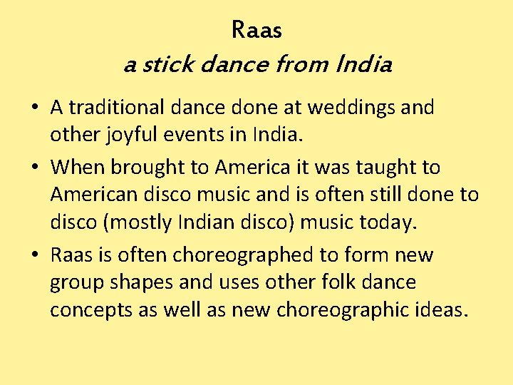 Raas a stick dance from India • A traditional dance done at weddings and