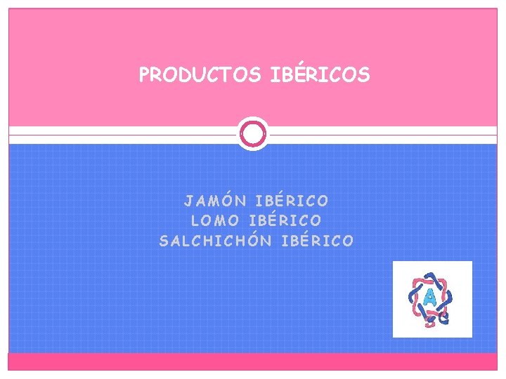 PRODUCTOS IBÉRICOS JAMÓN IBÉRICO LOMO IBÉRICO SALCHICHÓN IBÉRICO 