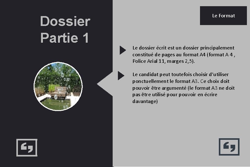 Dossier Partie 1 Le Format Le dossier écrit est un dossier principalement constitué de